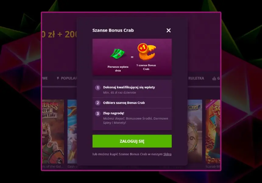Czym jest bonusowy krab w Malinie?. Czym jest bonusowy krab w Malinie?.